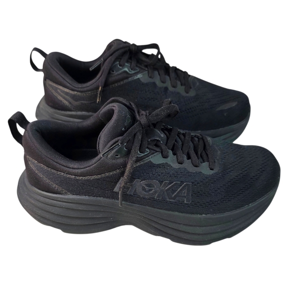 Hoka Bondi 8 Black Running Non Marking Shoes Men\'s Size 9 main image 8